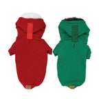 The Snow Days Dog Hoodie in Red