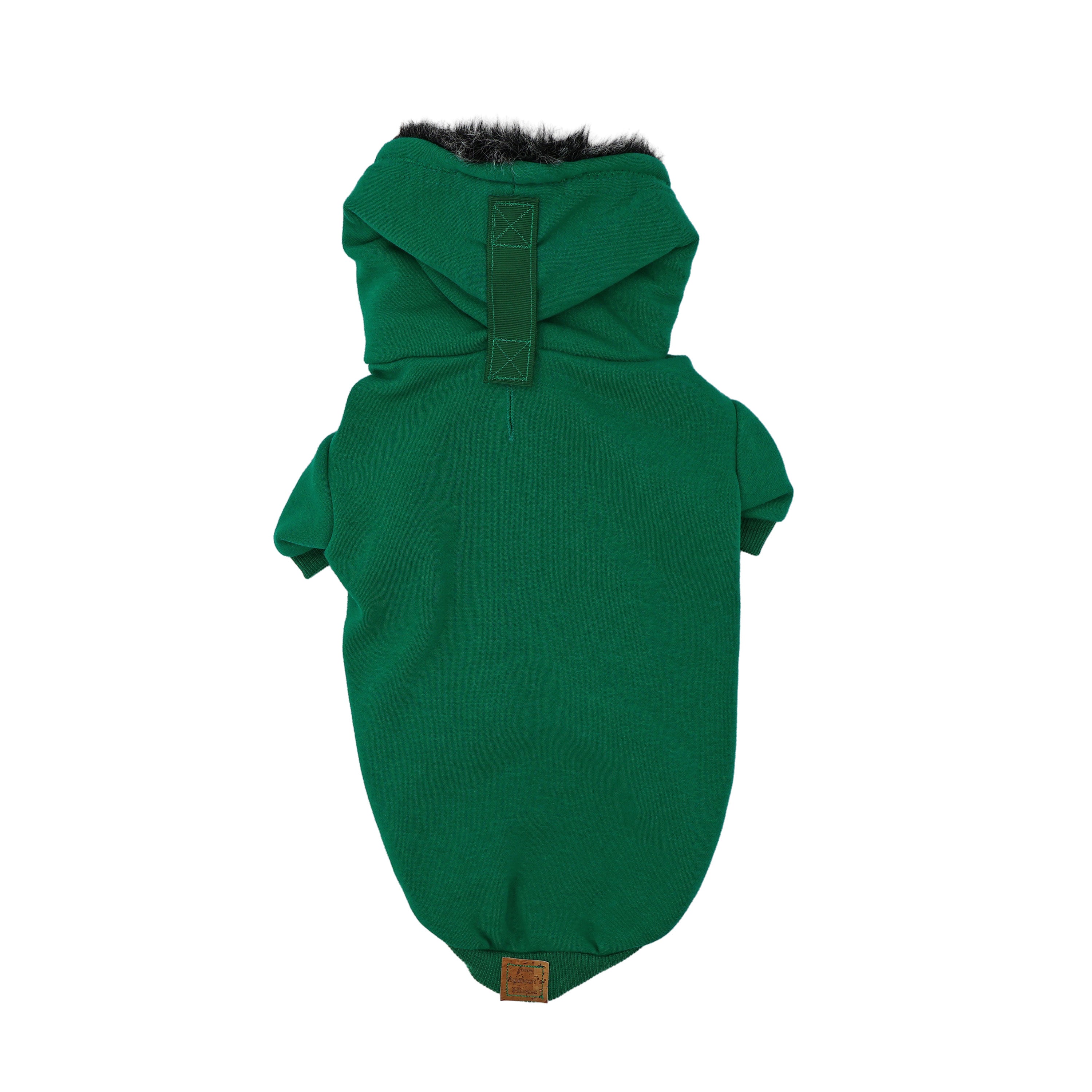 The Snow Days Dog Hoodie in Green