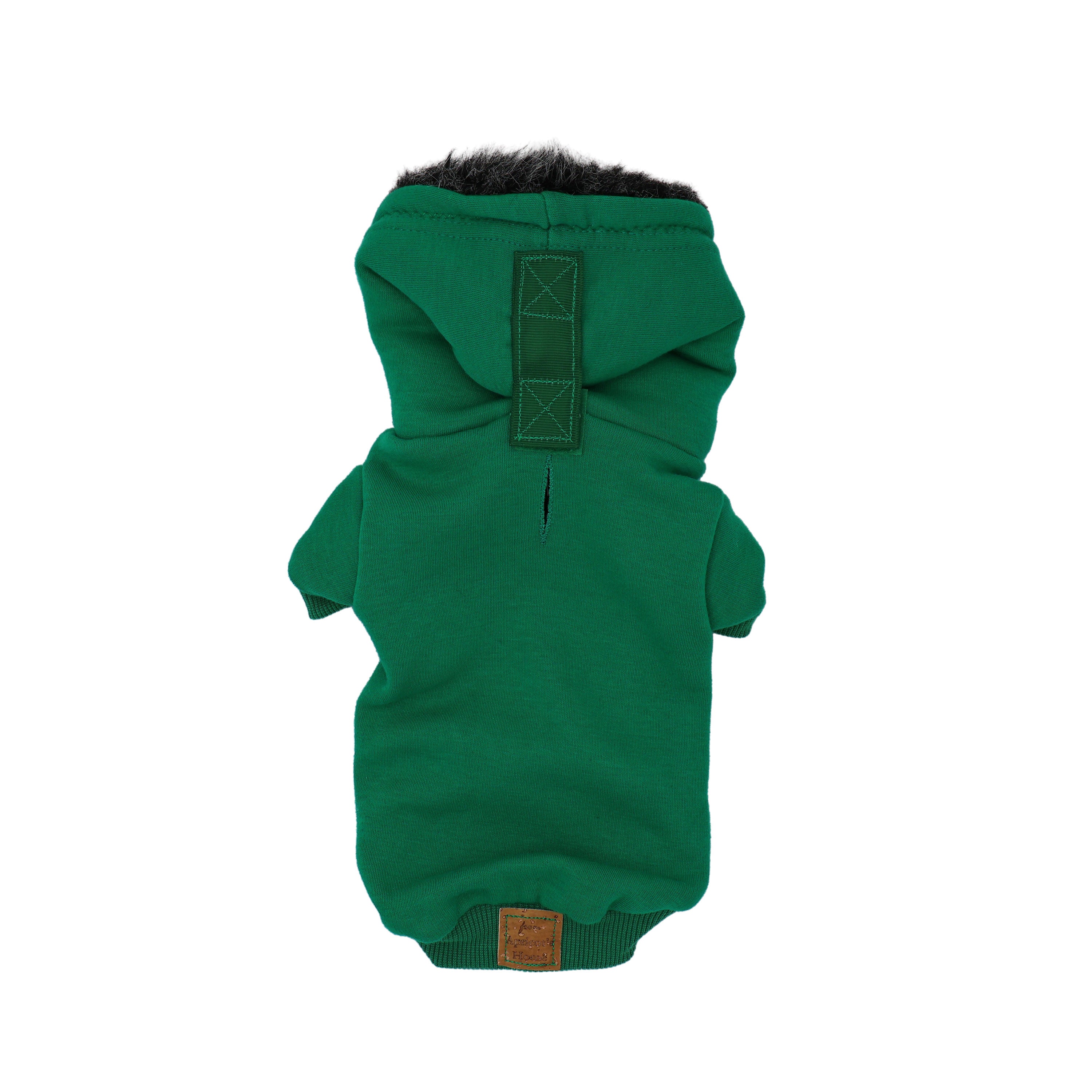 The Snow Days Dog Hoodie in Green