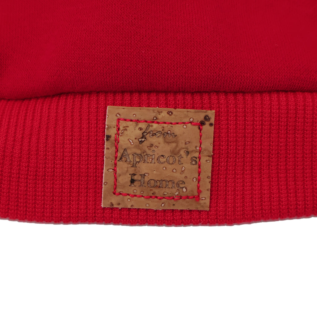 The Snow Days Dog Hoodie in Red