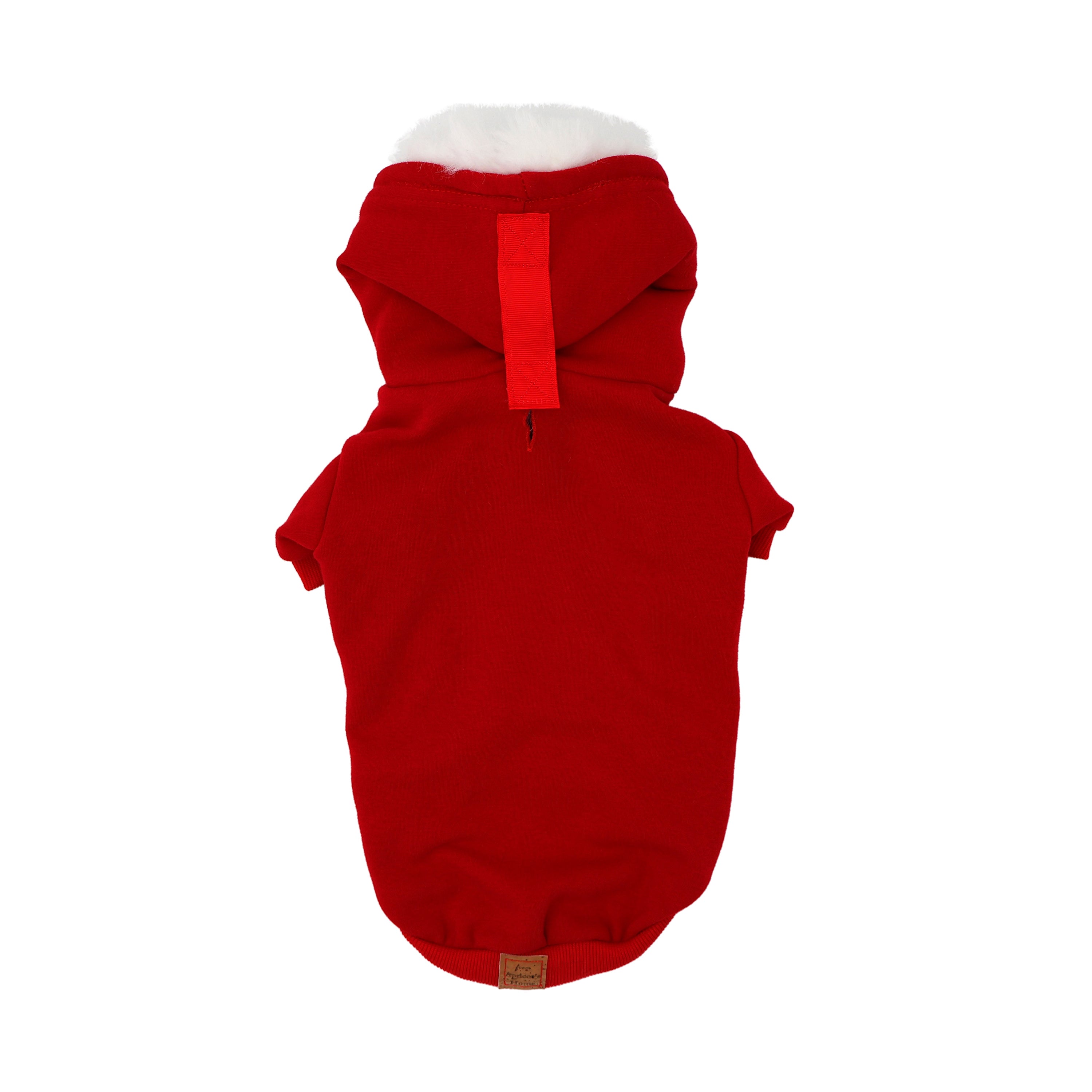 The Snow Days Dog Hoodie in Red