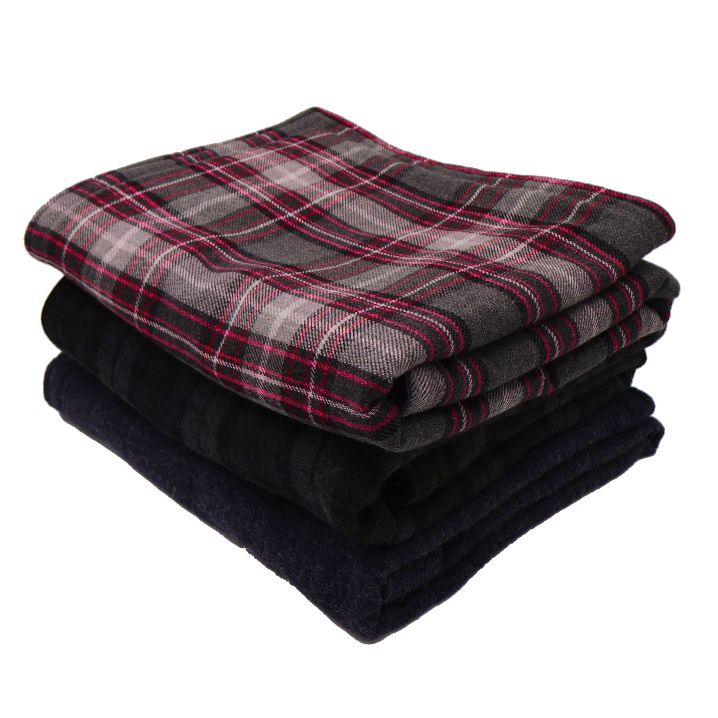 The Chalet Dog Blanket in Washable Wool Plaid
