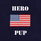 The Hero Pup Hoodie in Navy