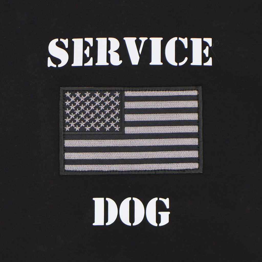 The Service Dog Hoodie in Black