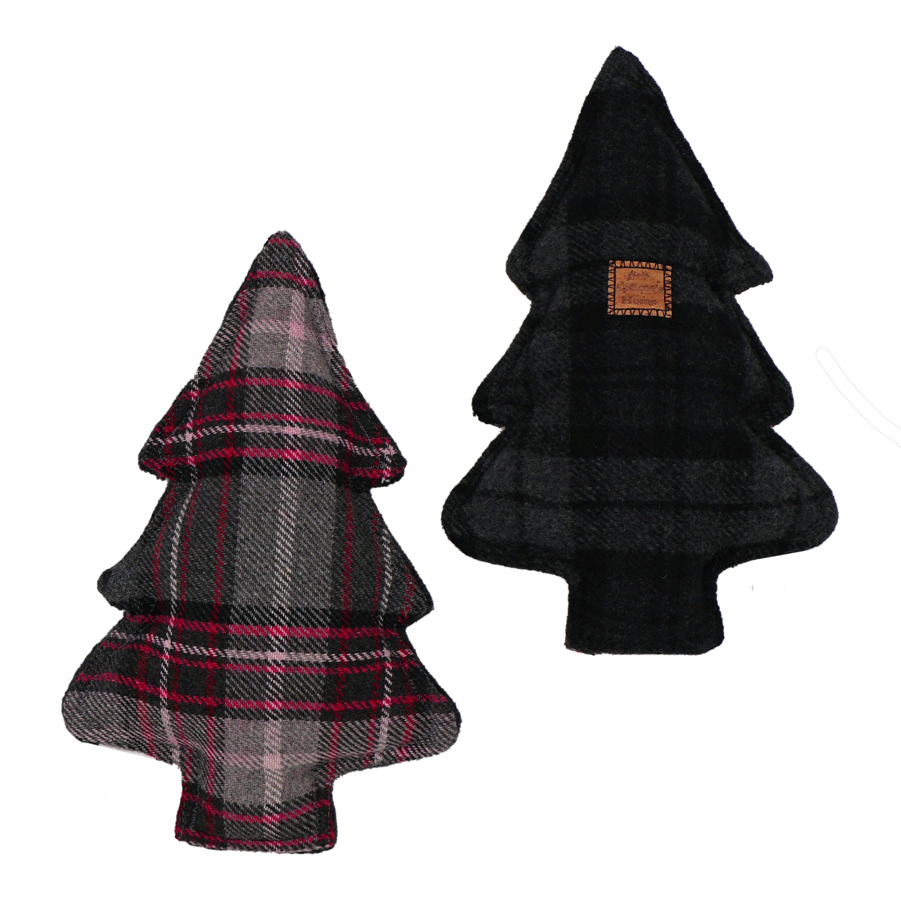 The Christmas Tree Dog Toy in Plaid