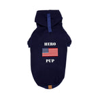 The Hero Pup Hoodie in Navy