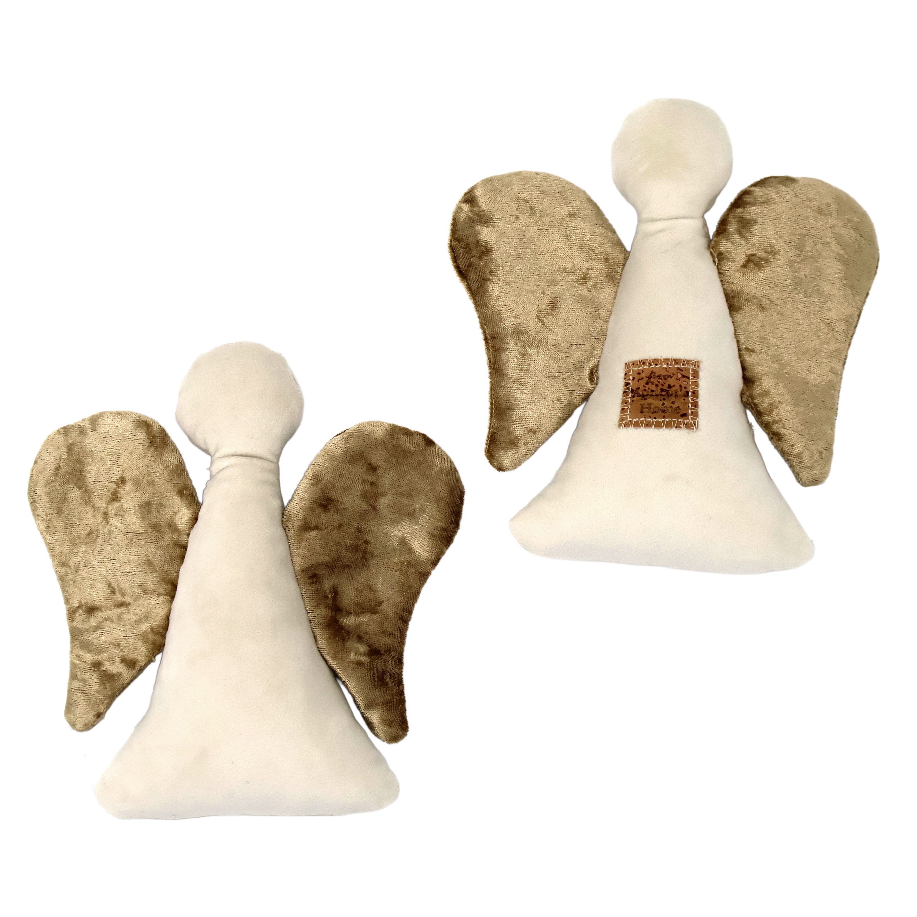 The Petite Angel Dog Toy in Velvet Plush