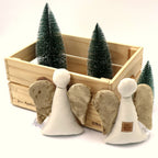 The Petite Angel Dog Toy in Velvet Plush