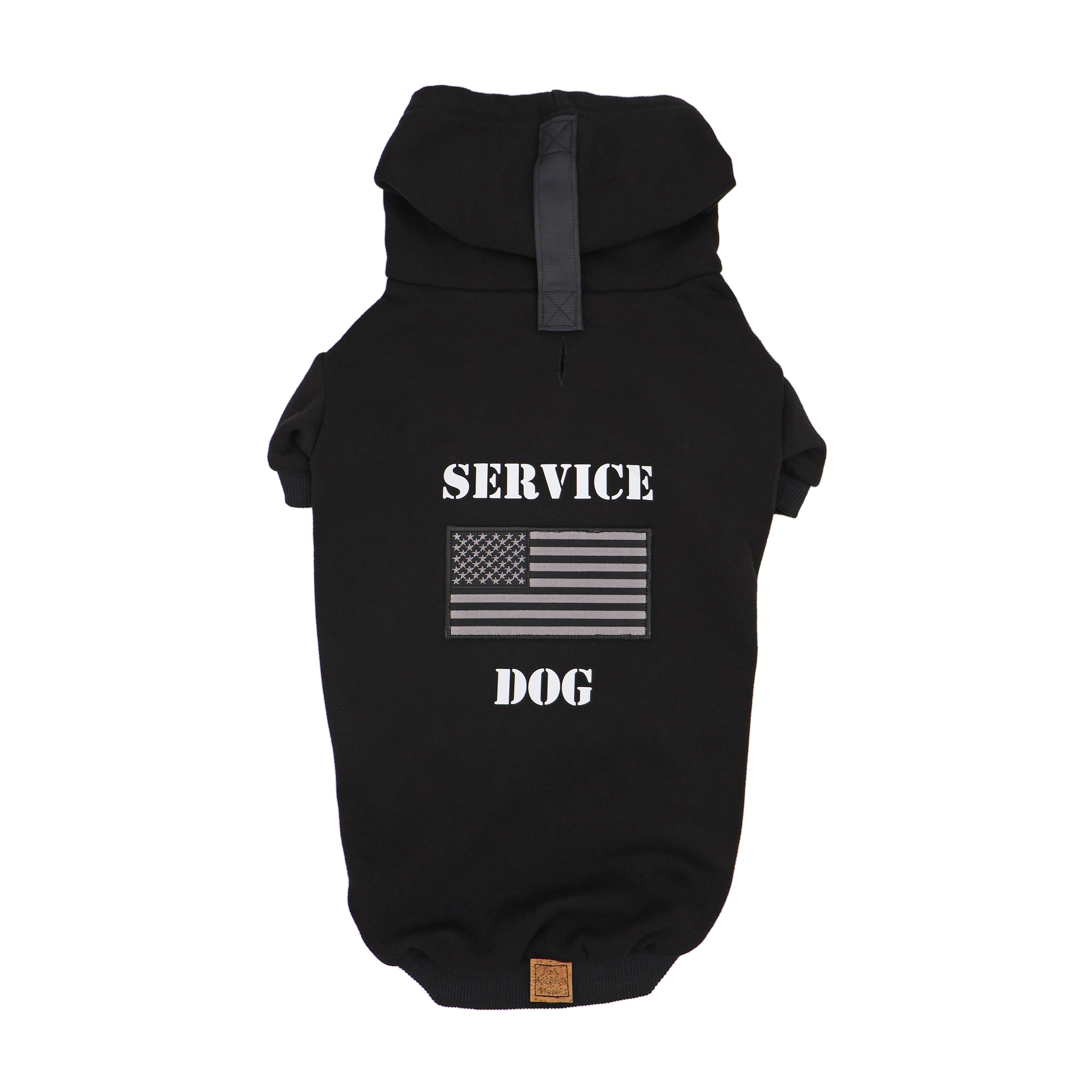 The Service Dog Hoodie in Black