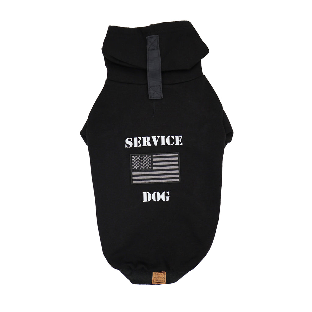 The Service Dog Hoodie in Black