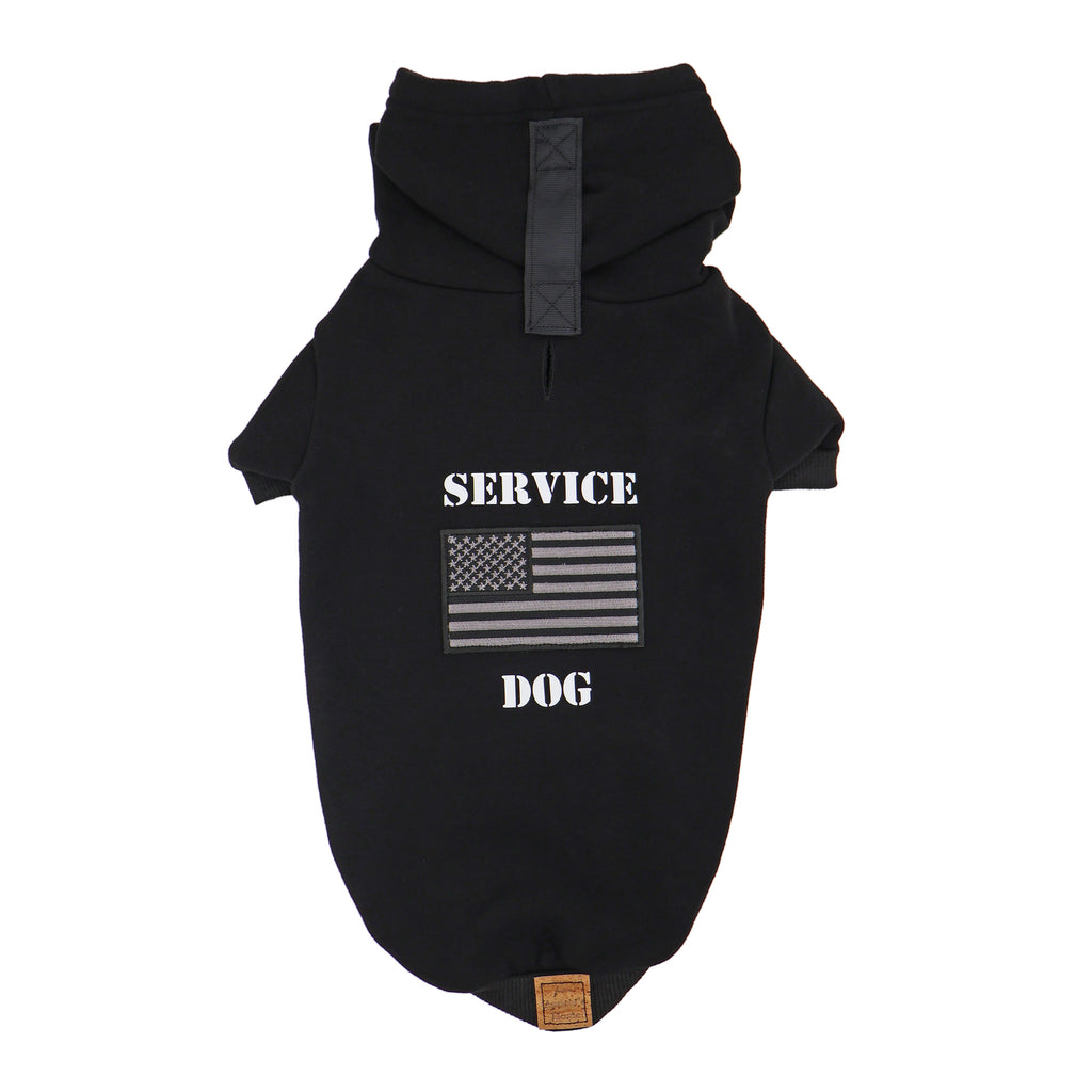 The Service Dog Hoodie in Black