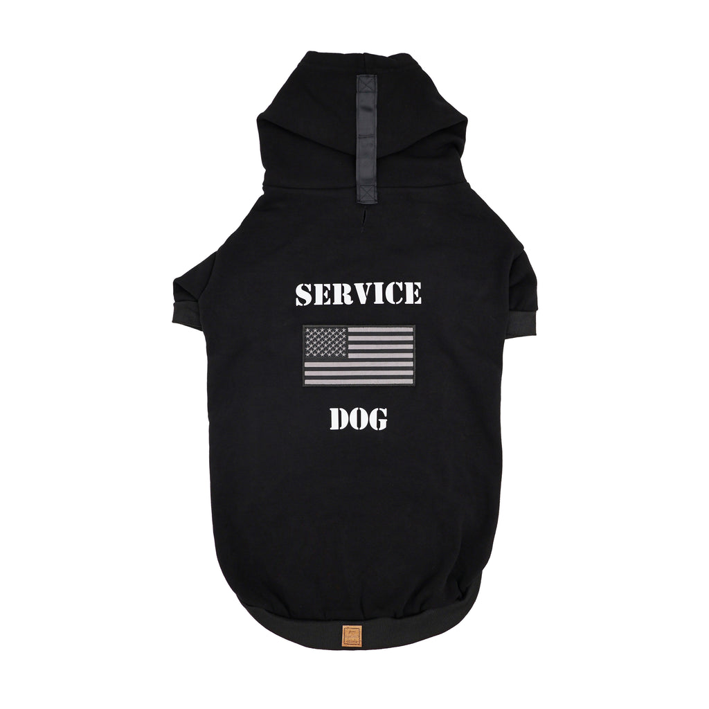 The Service Dog Hoodie in Black