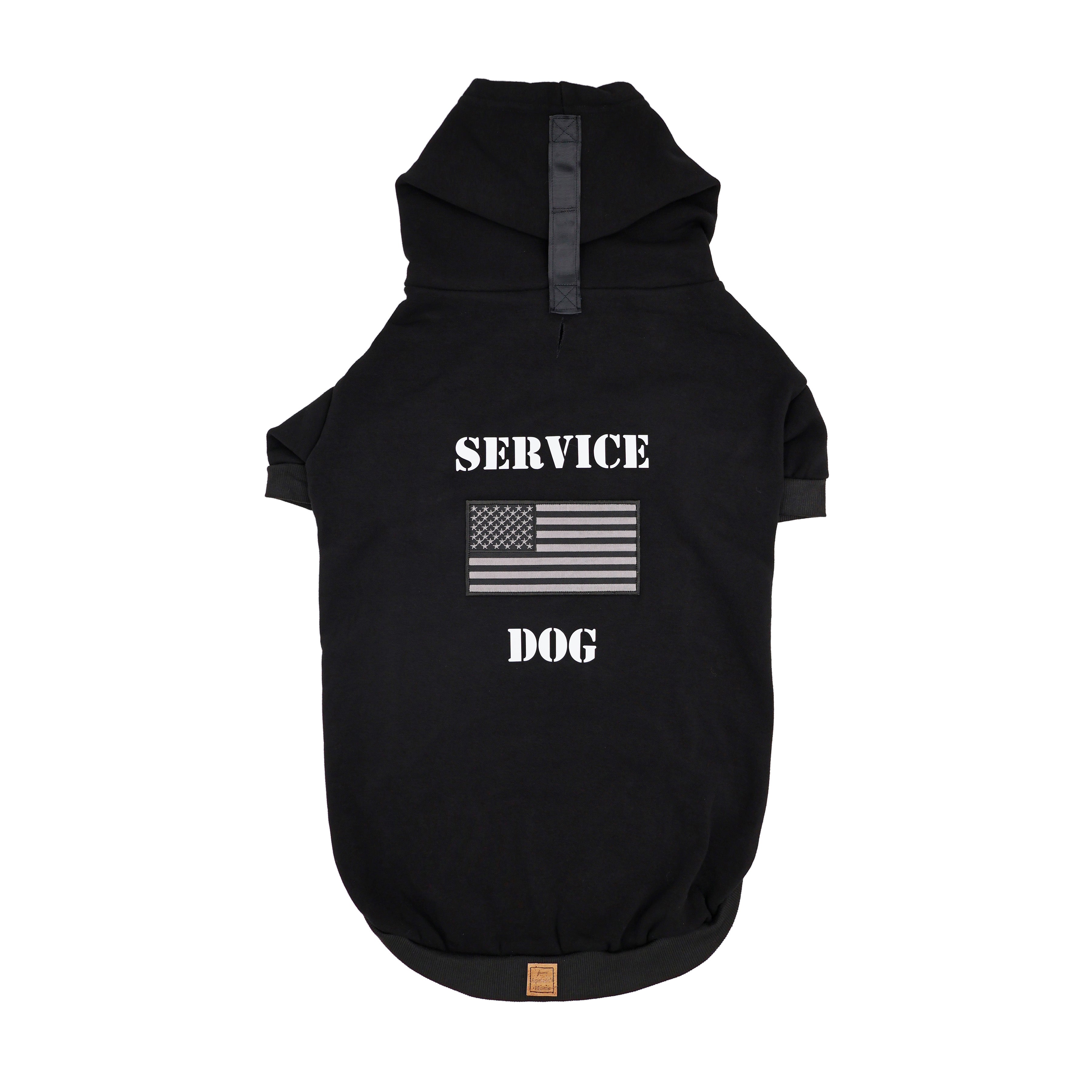 The Service Dog Hoodie in Black